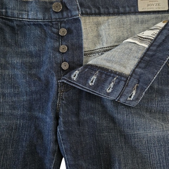 Diesel JOYZE Men's Stretch Tapered Jeans W32 L32 | Button Fly Jogger Denim Pants - Picture 6 of 15